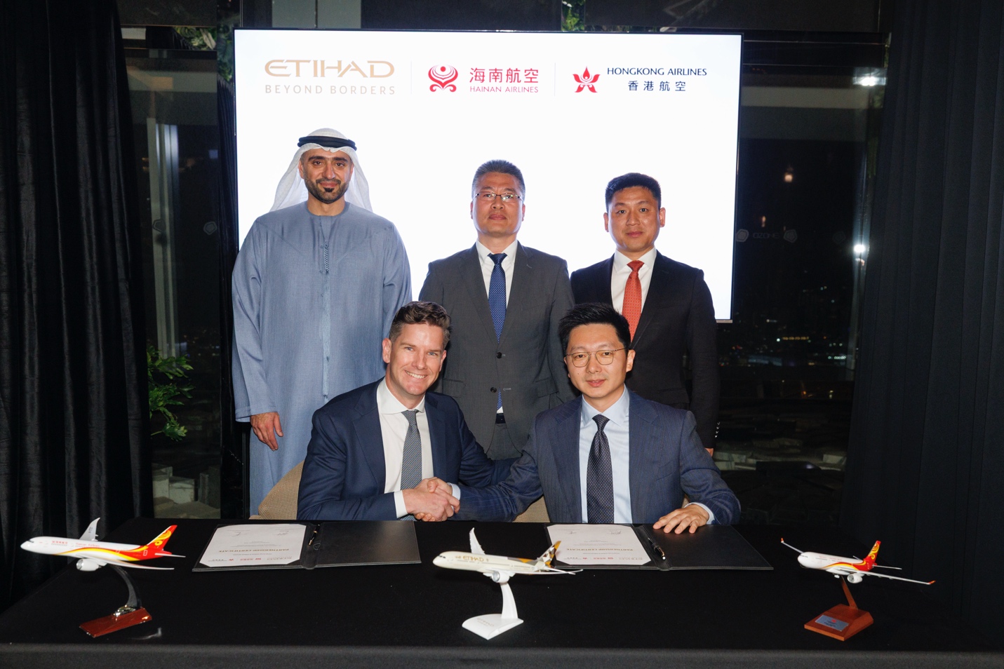 Etihad Airways and Hong Kong Airlines Launch Codeshare Programme