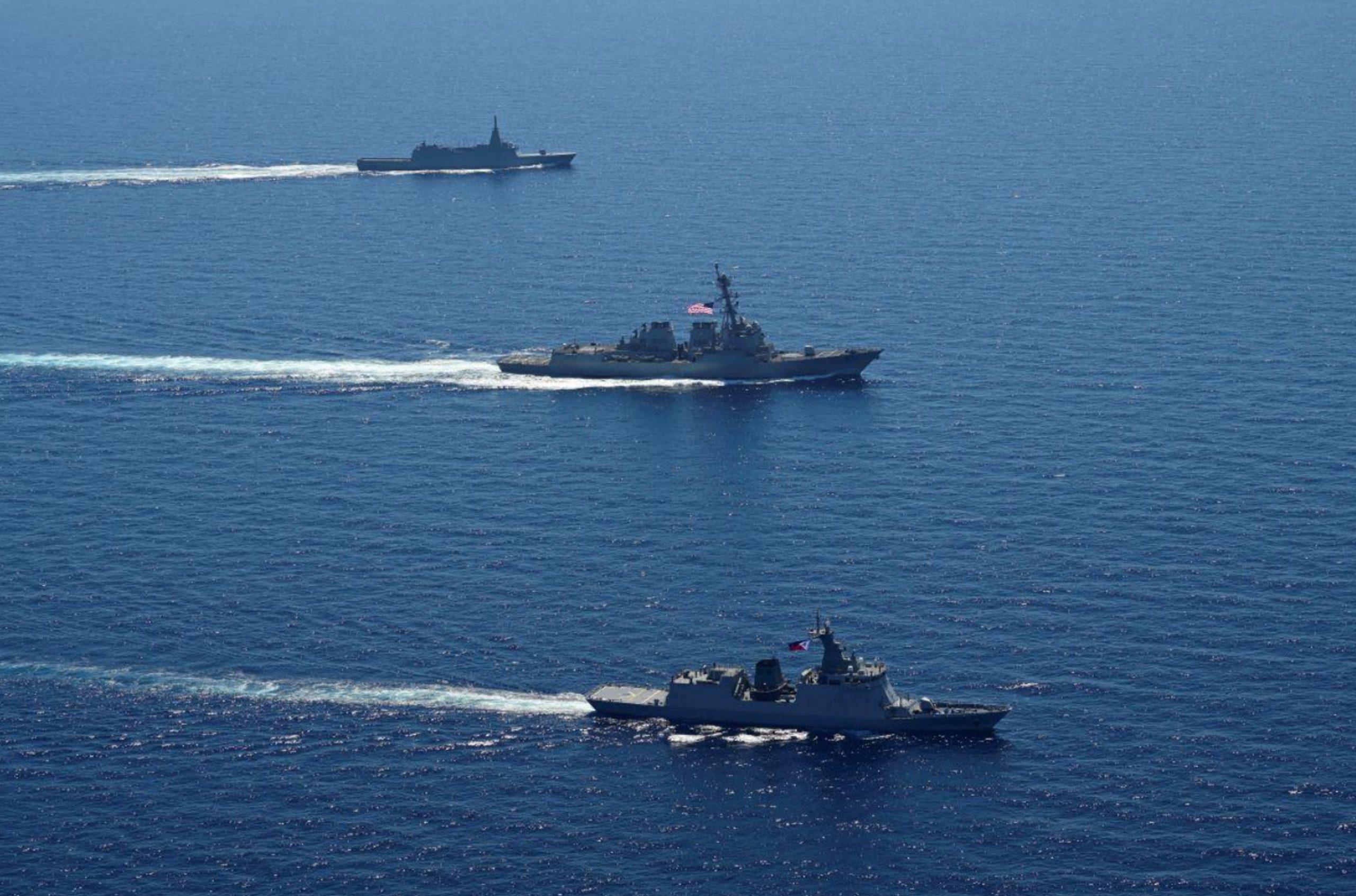 PH, US, Japan Nagsagawa ng Panibagong Maritime Drills sa West Philippine Sea
