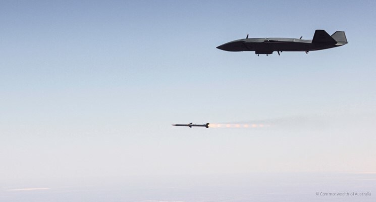 MQ-28 CCA Conducts Autonomous AIM-120 Test