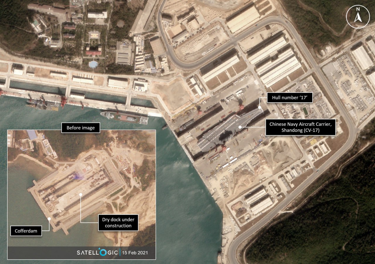 South China Sea Dry Dock Welcomes CNS Shandong for First Maintenance