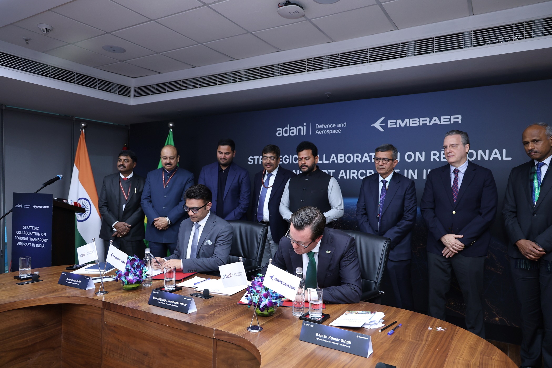 Embraer, Adani Defence & Aerospace to Build Regional Transport Aircraft Ecosystem in India