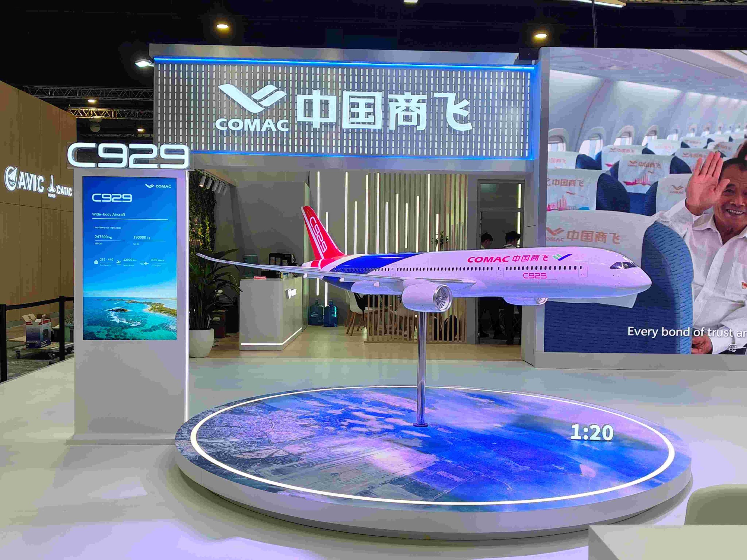 COMAC Advances Asia-Pacific Ambitions with C919 Display