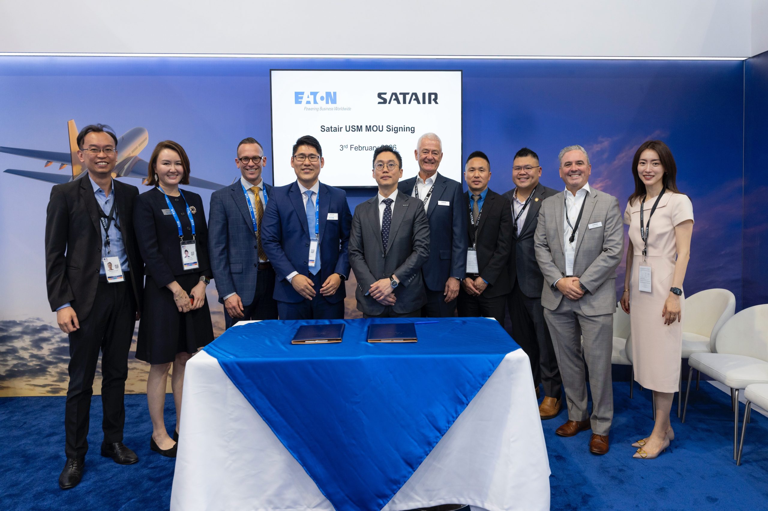 Satair and Eaton sign MoU to Expand USM Offering in China