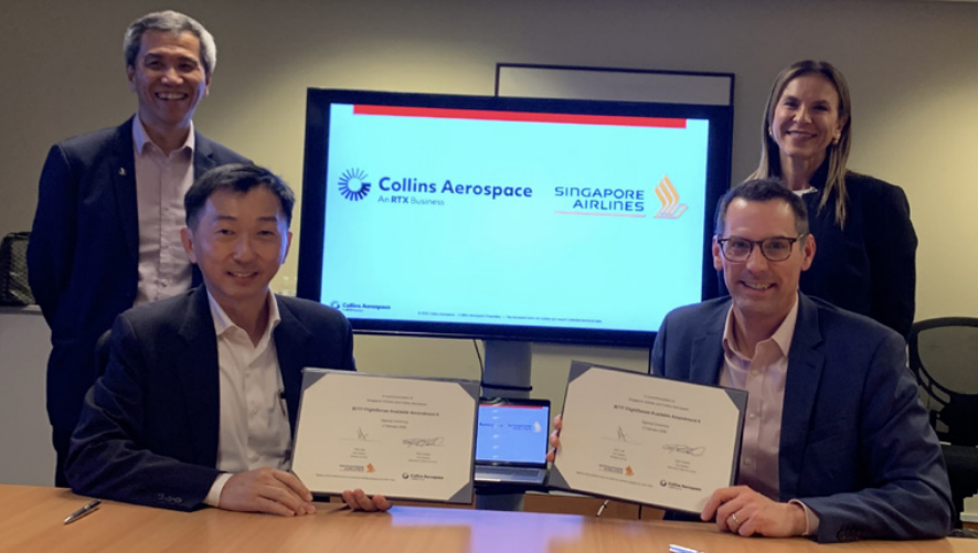 Singapore Airlines Extends Collins Aerospace FlightSense Contract for B777F Fleet