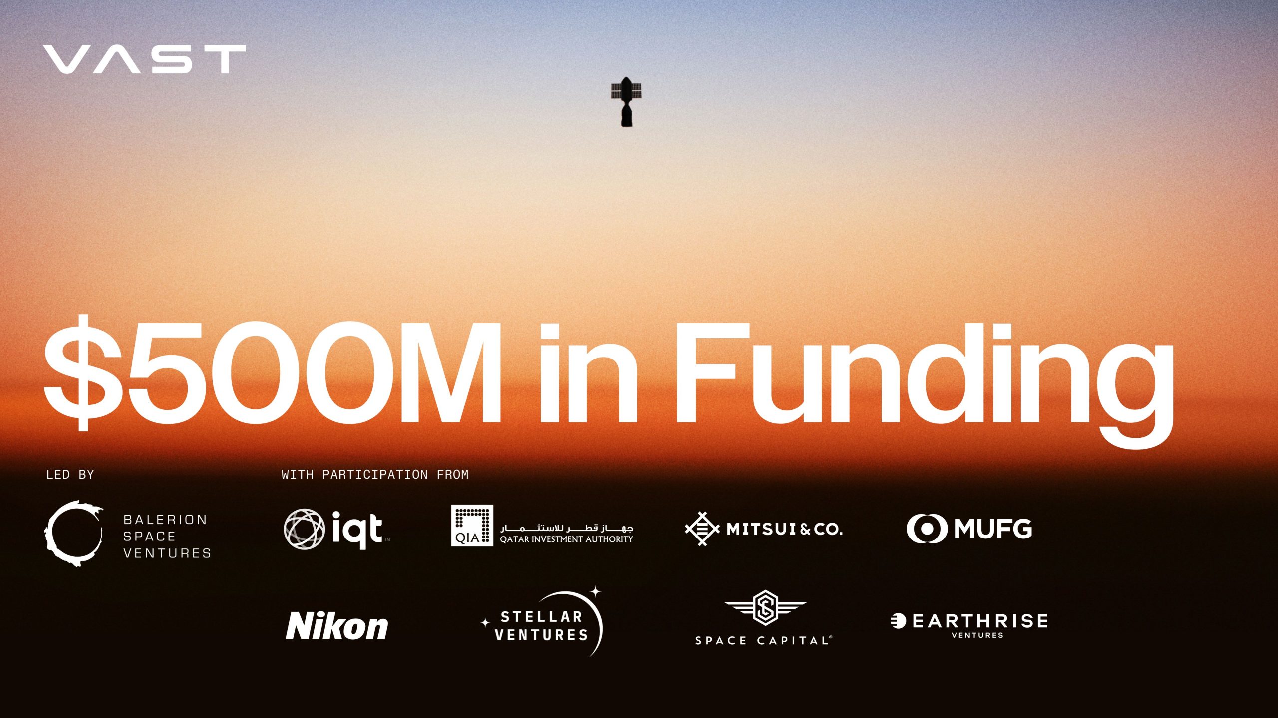 Vast Raises US$500 Million for Haven Space Station