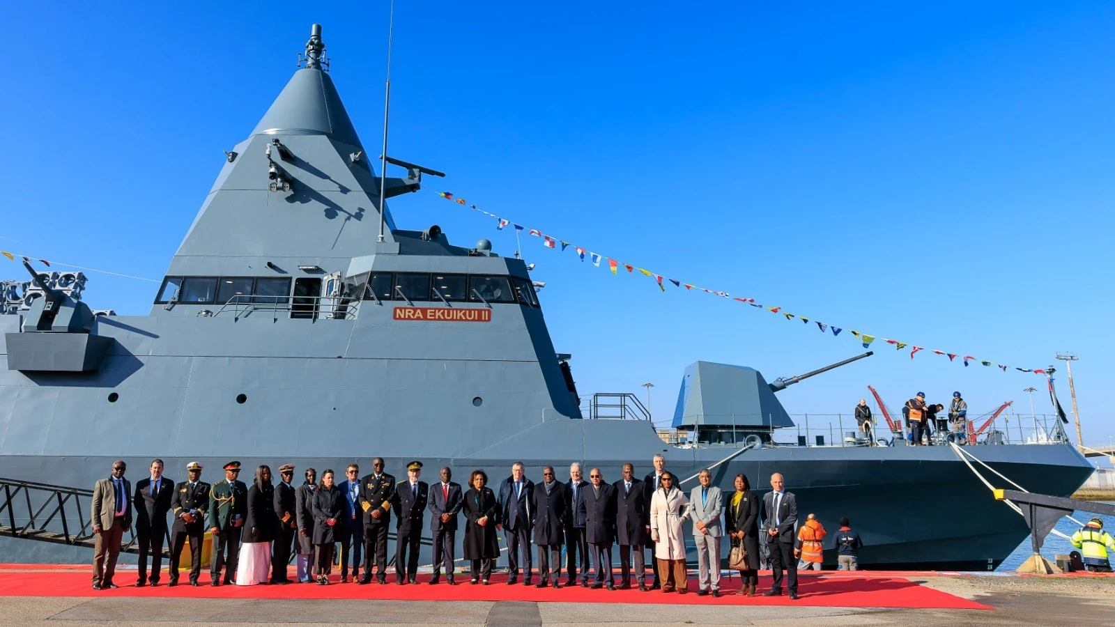 EDGE Launches First BR71 MK II Corvette for Angolan Navy