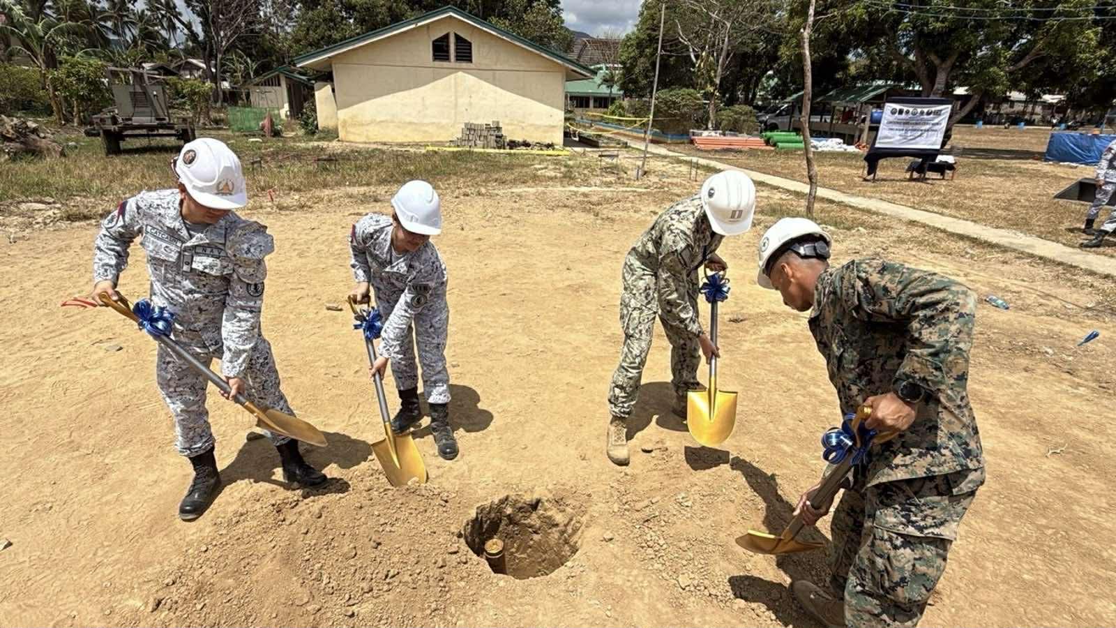 PH-US Troops, Nagsimula ng Pagtatayo ng Bagong Silid-Aralan sa El Nido