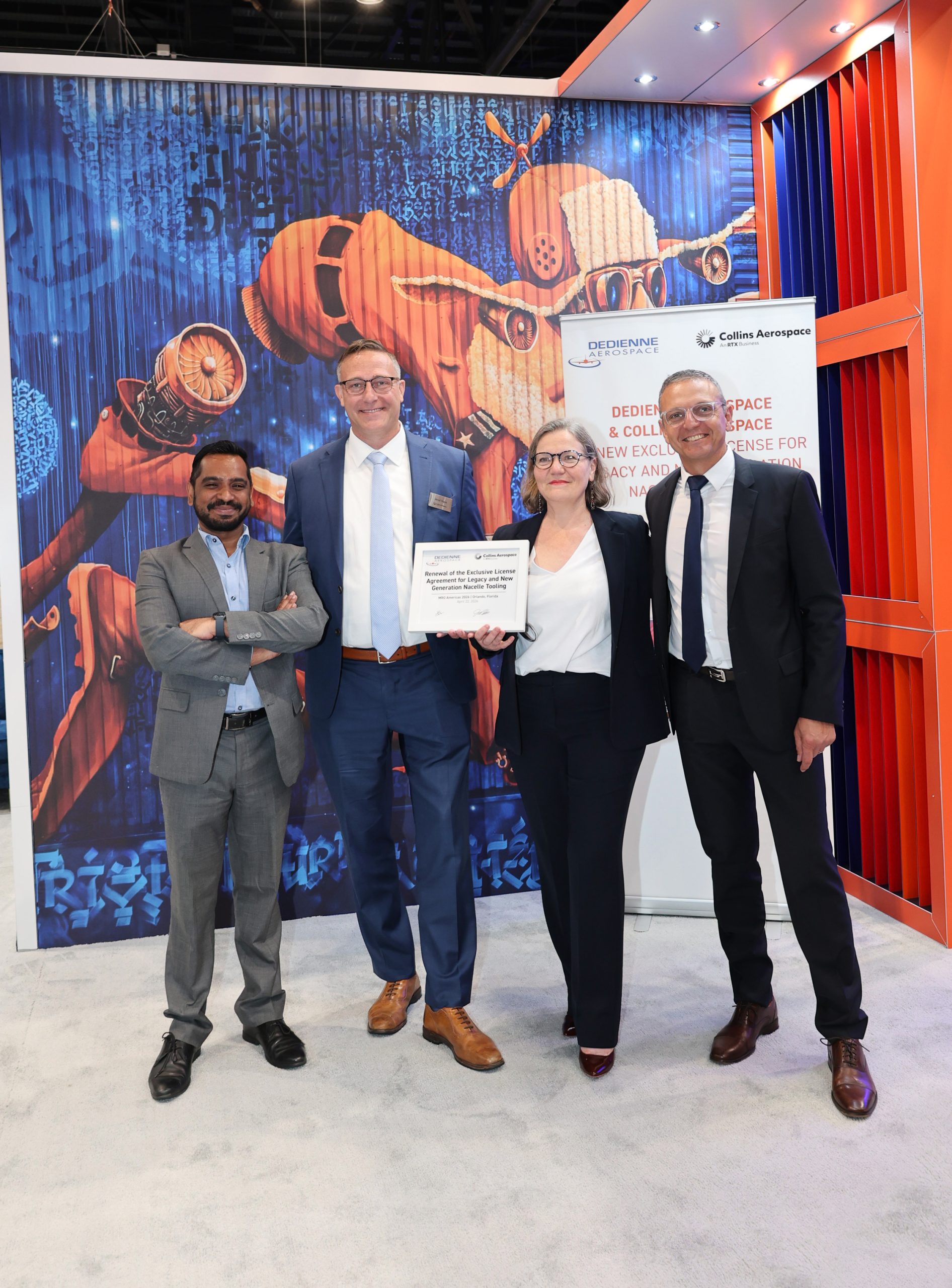 Dedienne Aerospace and Collins Aerospace Renew License for Legacy and New Gen Nacelle Tooling