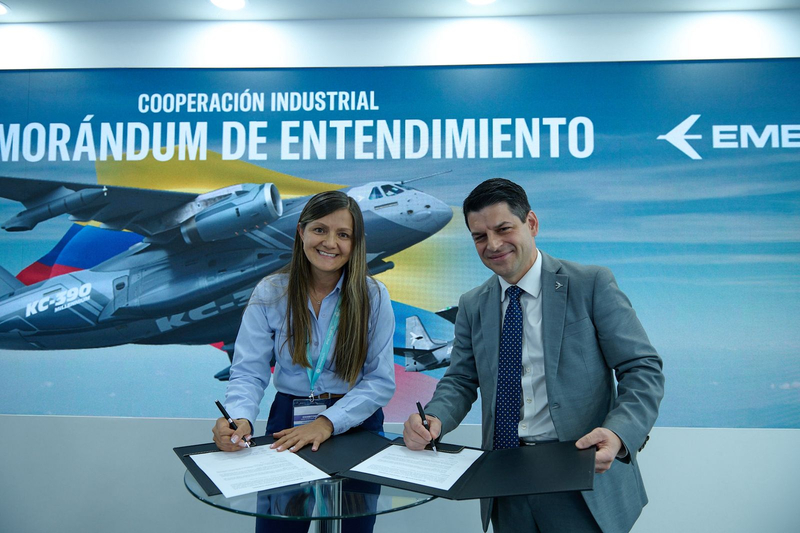 Embraer and CIAC Sign MoU to Leverage Colombia’s Aerospace Industry