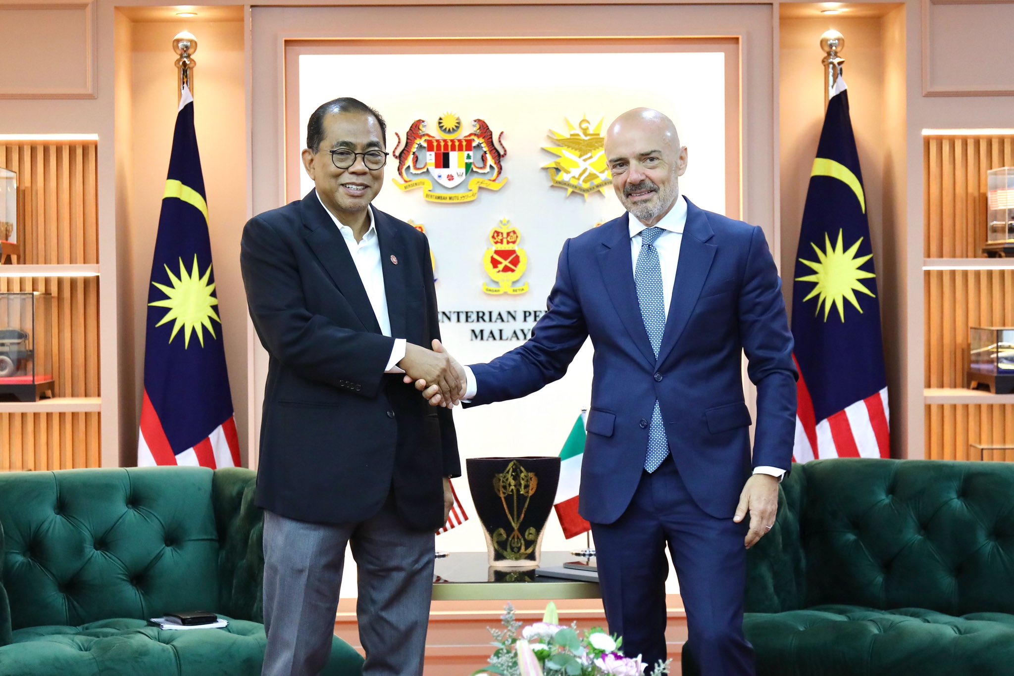 Malaysia, Itali Perkukuh Hubungan Pertahanan Dua Hala