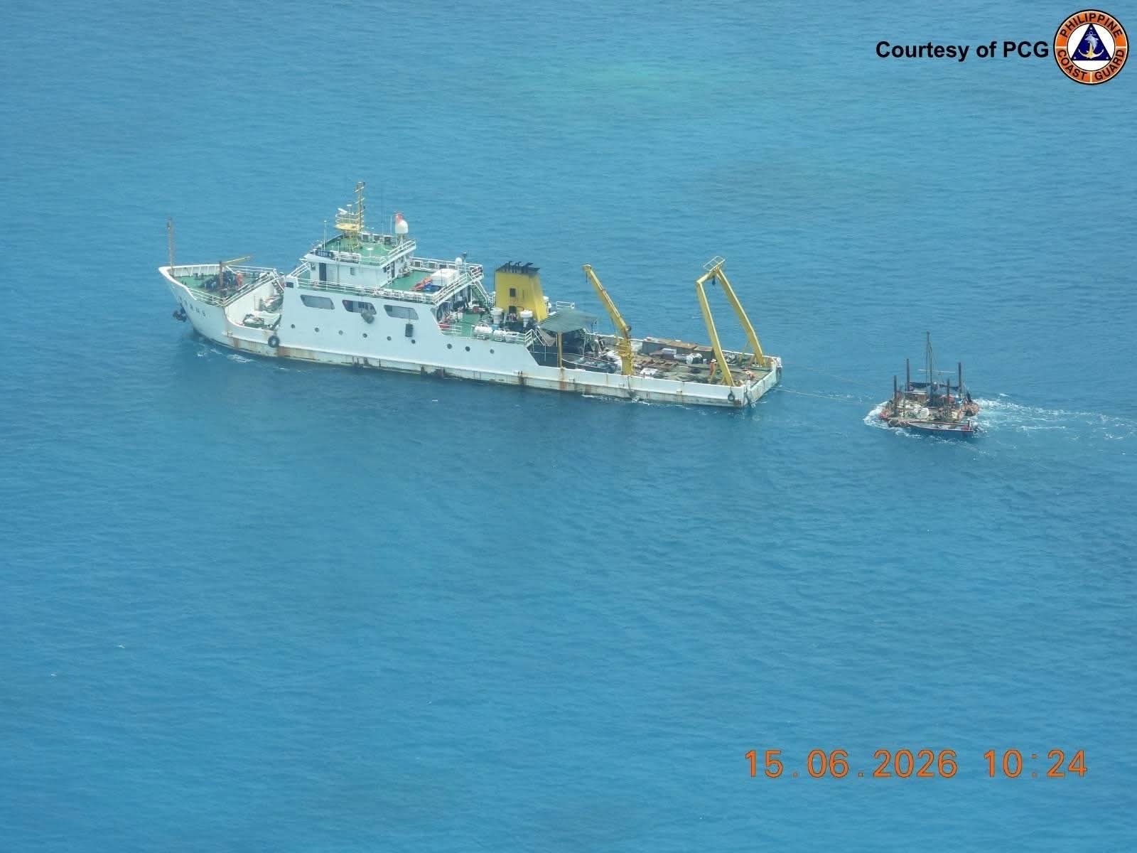 Philippines Monitoring Chinese Activities at Scarborough Shoal After Floating Platform Detected