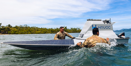US, Philippine Forces Test Unmanned Boat Swarm During Salaknib 2026 Exercise