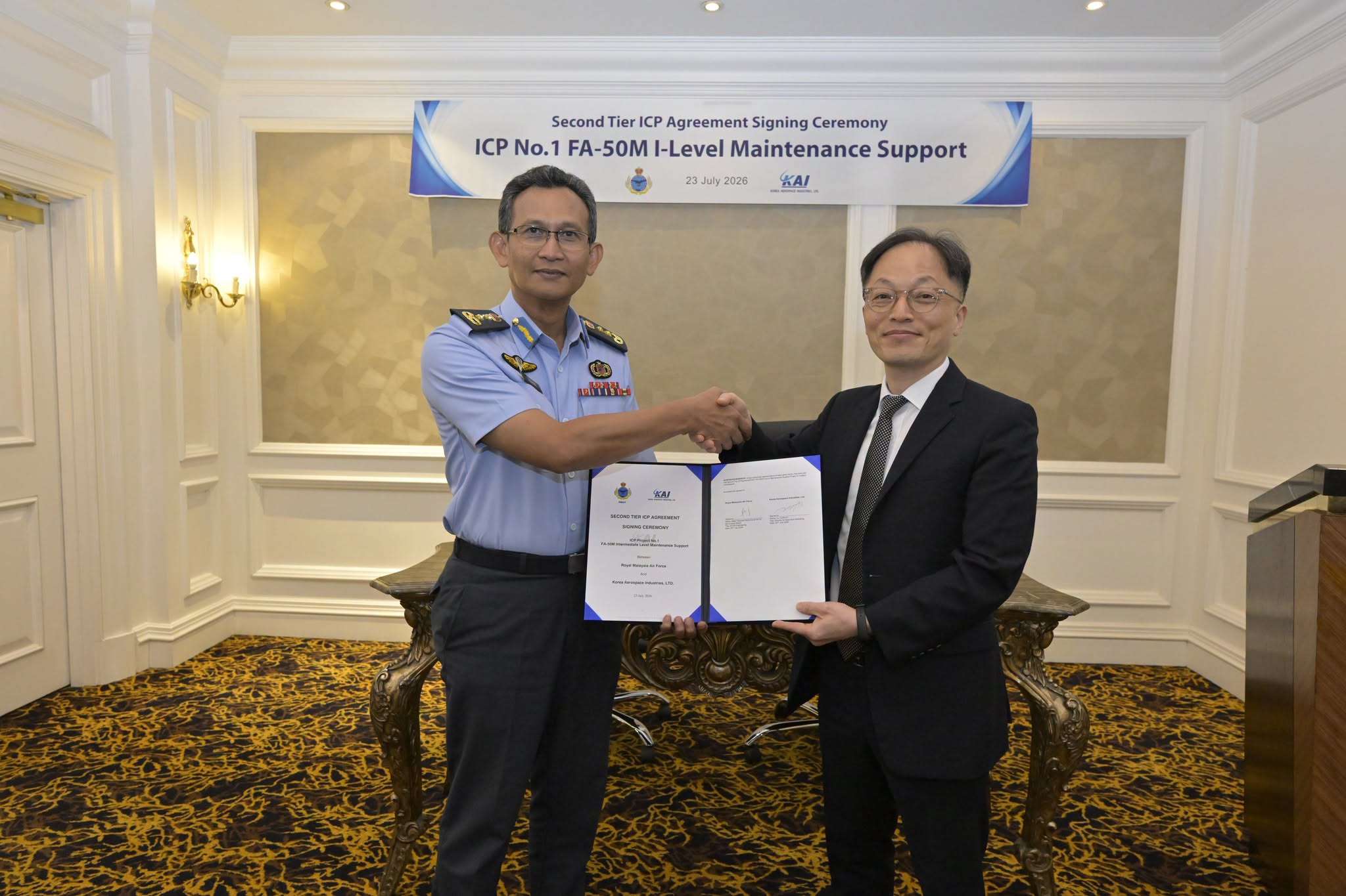 TUDM Materai ICP Tingkat Kedua KAI