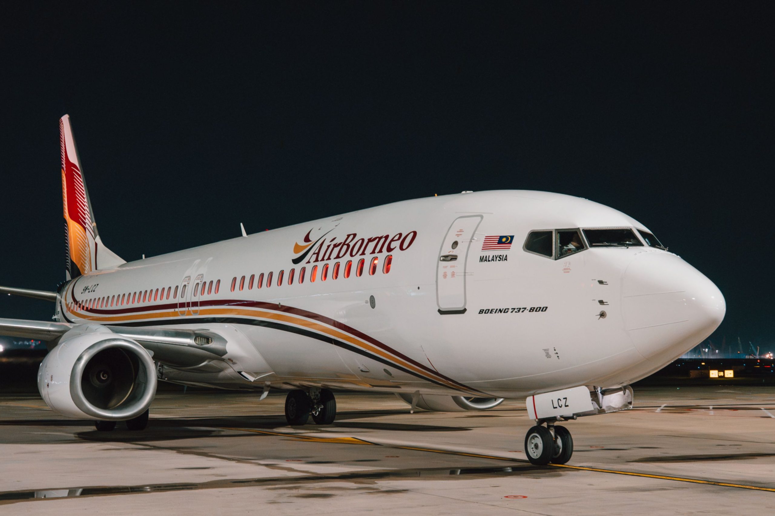 AirBorneo Lancar Penerbangan Sulung Changi Singapore
