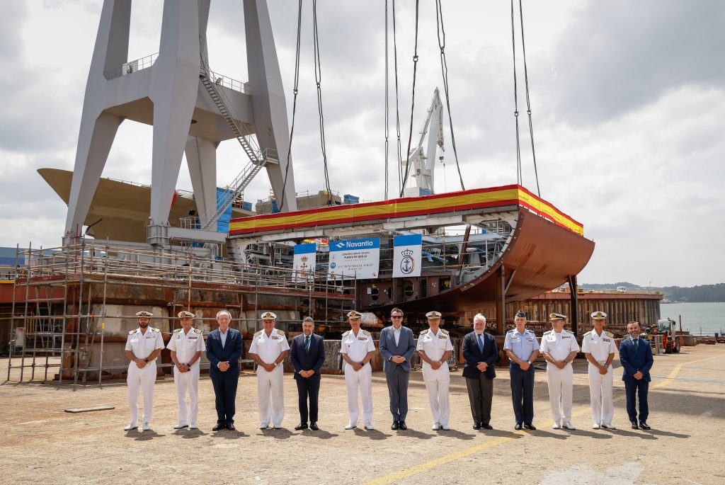 Navantia Lays Keel For F113 Frigate Seven Months Early