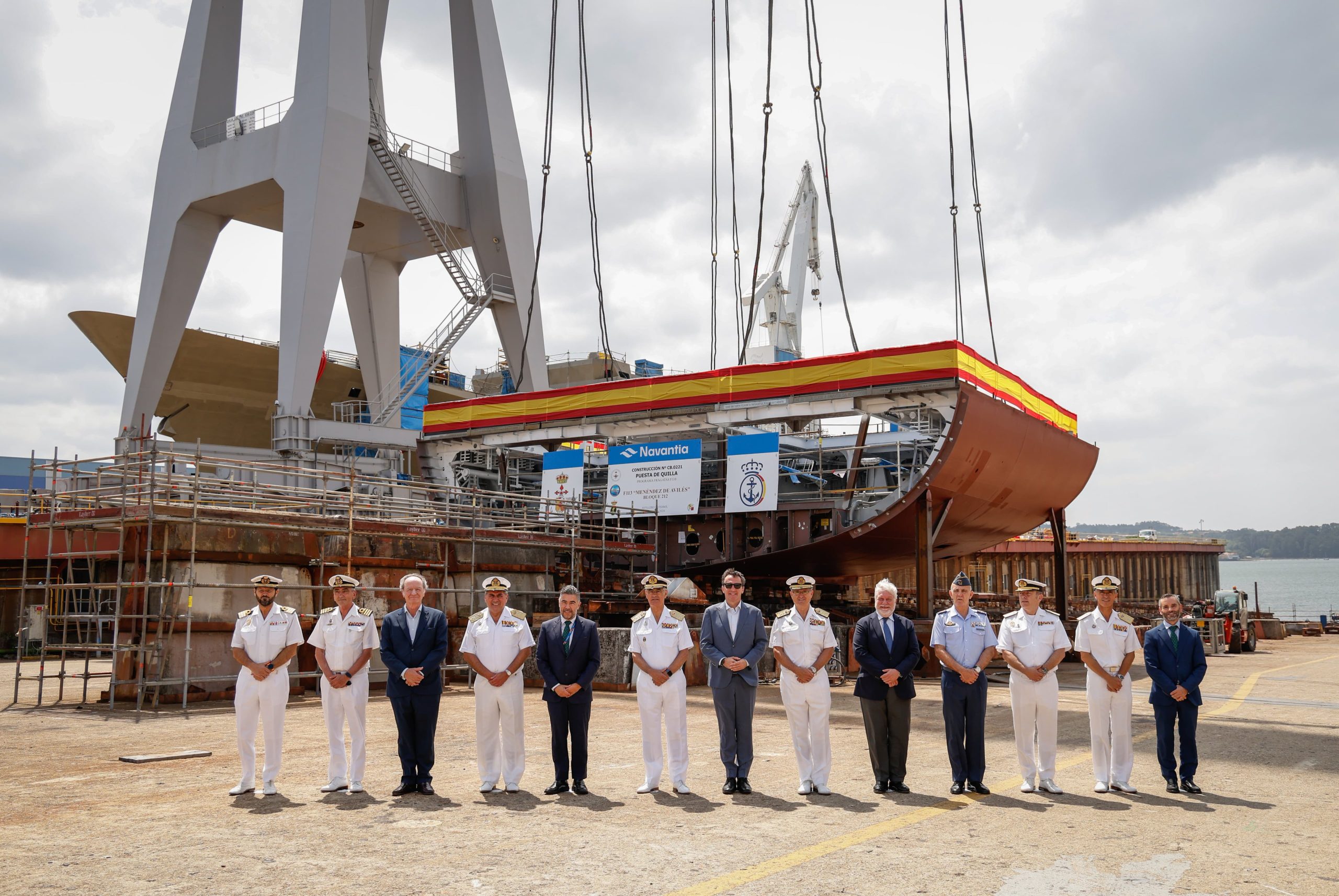 Navantia Lays Keel For F113 Frigate Seven Months Early