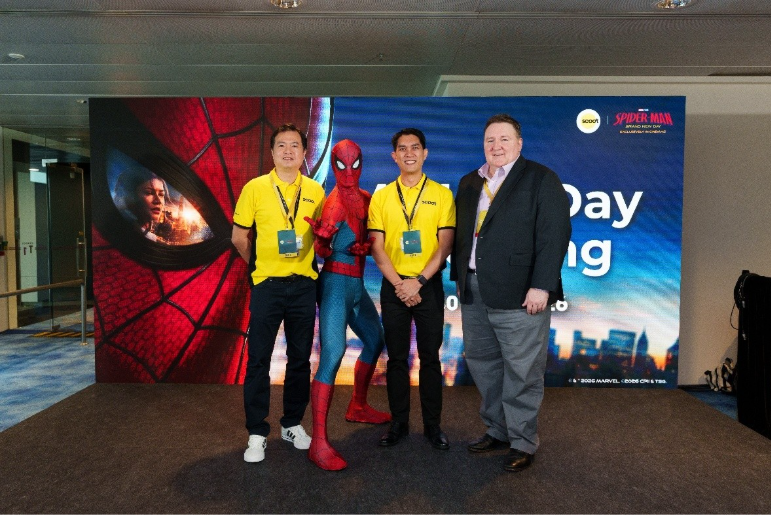 Scoot Lancar Pesawat Bertema Spider-Man