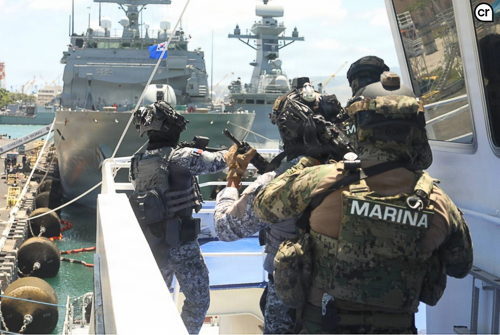 Philippine Coast Guard Trains With Mexican Naval Forces Ahead of RIMPAC Sea Exercises