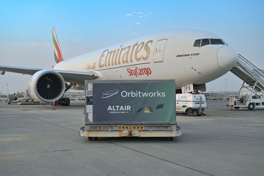 Emirates SkyCargo Transports UAE Commercial AI Satellite Altair-1