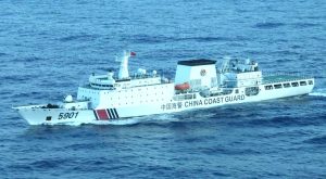 CCG 5901 Enters Malaysian Maritime Zone