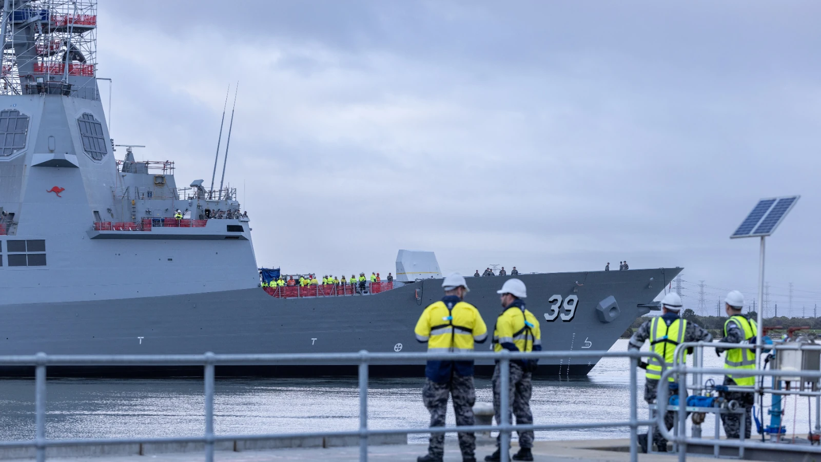 HMAS Hobart Returns to Water After DCE Work