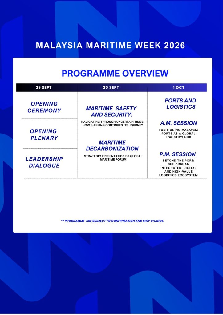 Malaysia Prepares Malaysia Maritime Week 2026