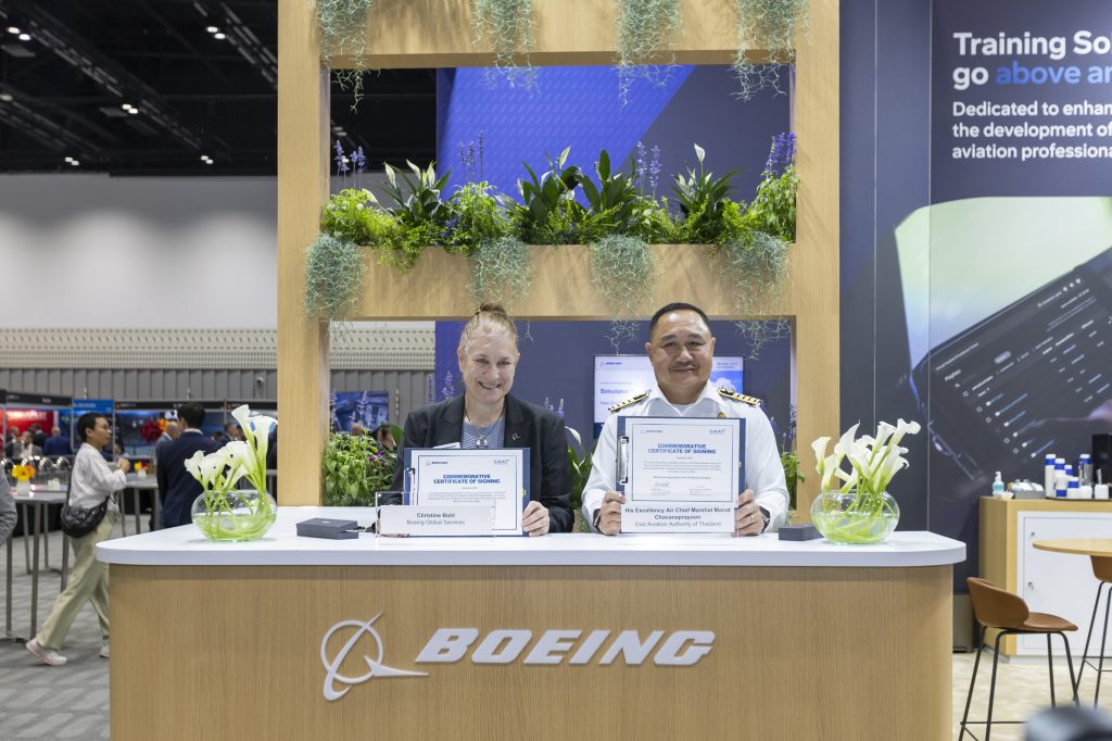 Boeing and CAAT Partner to Enhance Thai Pilot Training