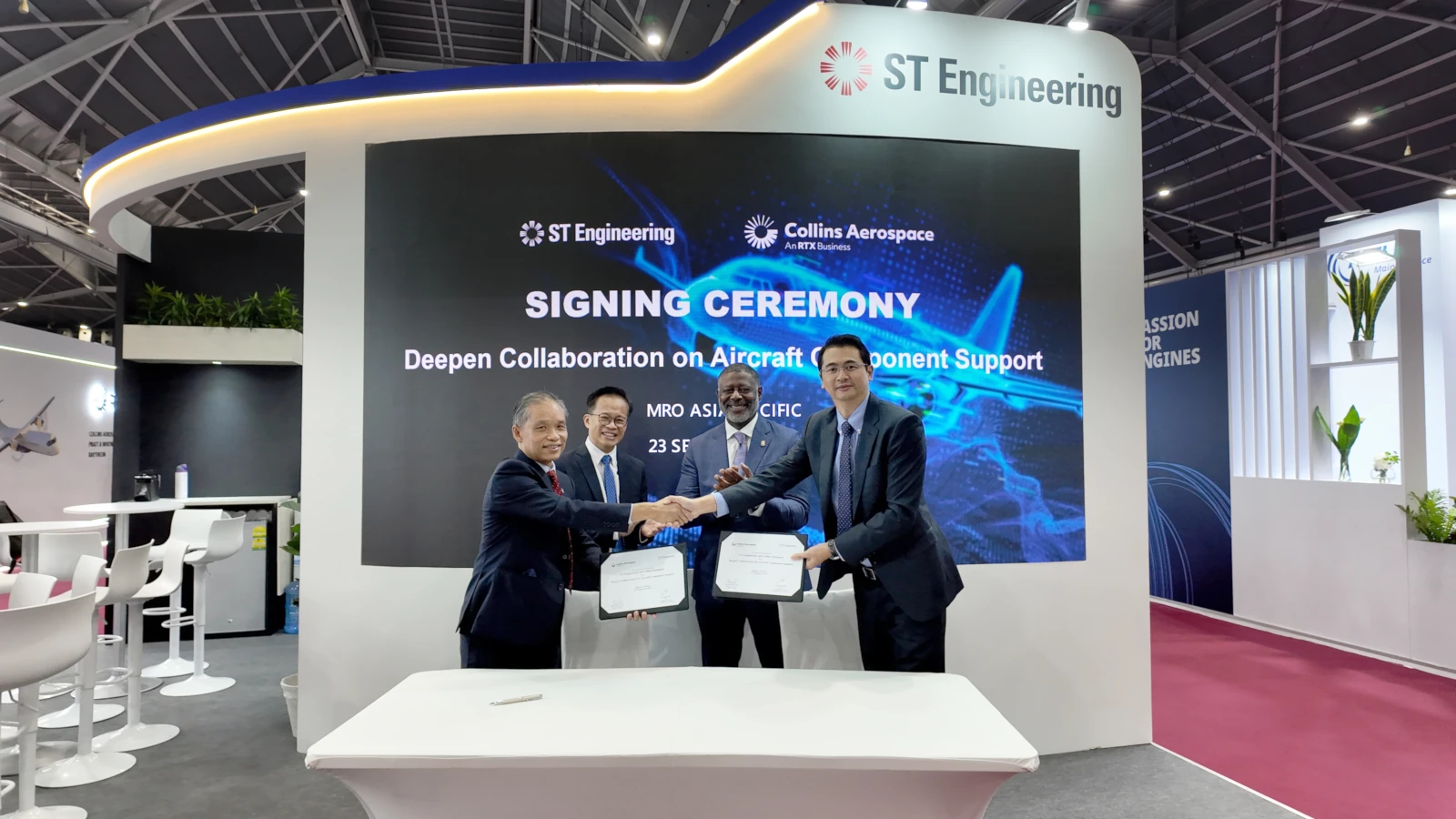 ST Engineering, Collins Expand Component Support