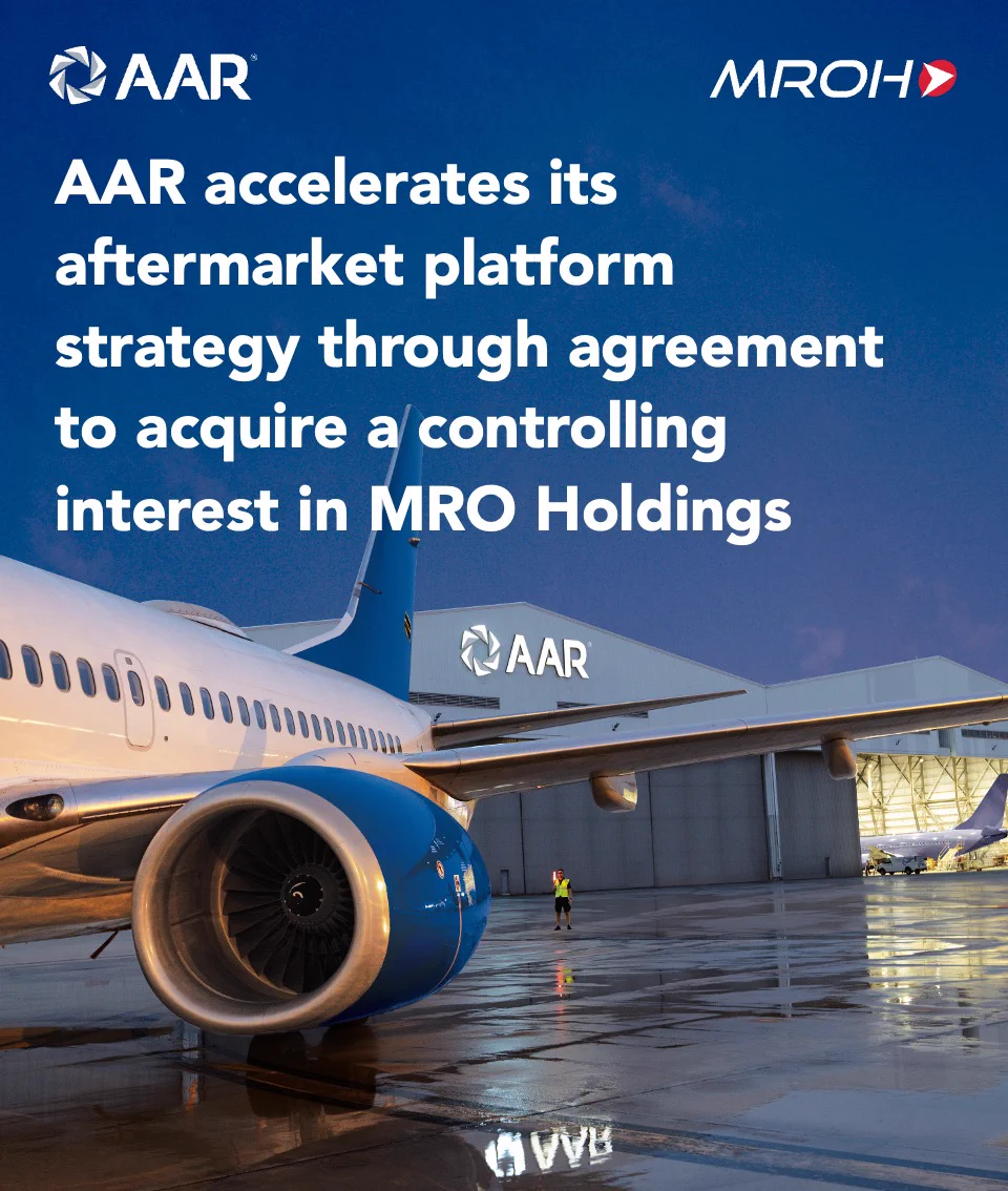 AAR to Acquire Controlling Interest in MRO Holdings