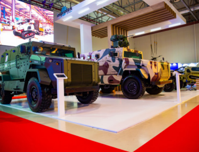 Improtex develops and manufactures armoured vehicles and mine-clearance machines